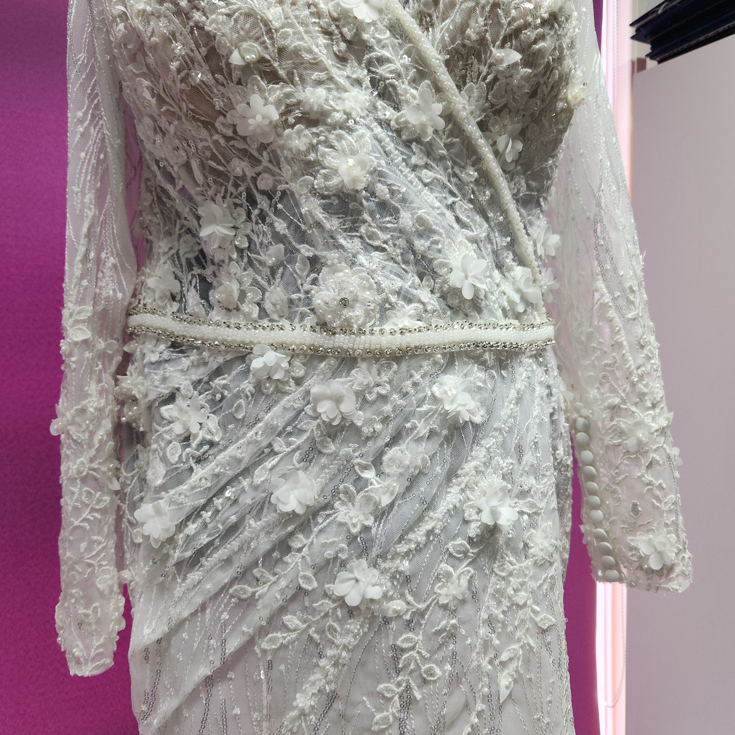White English Bridal Dress/ Designer: Luce Sposa