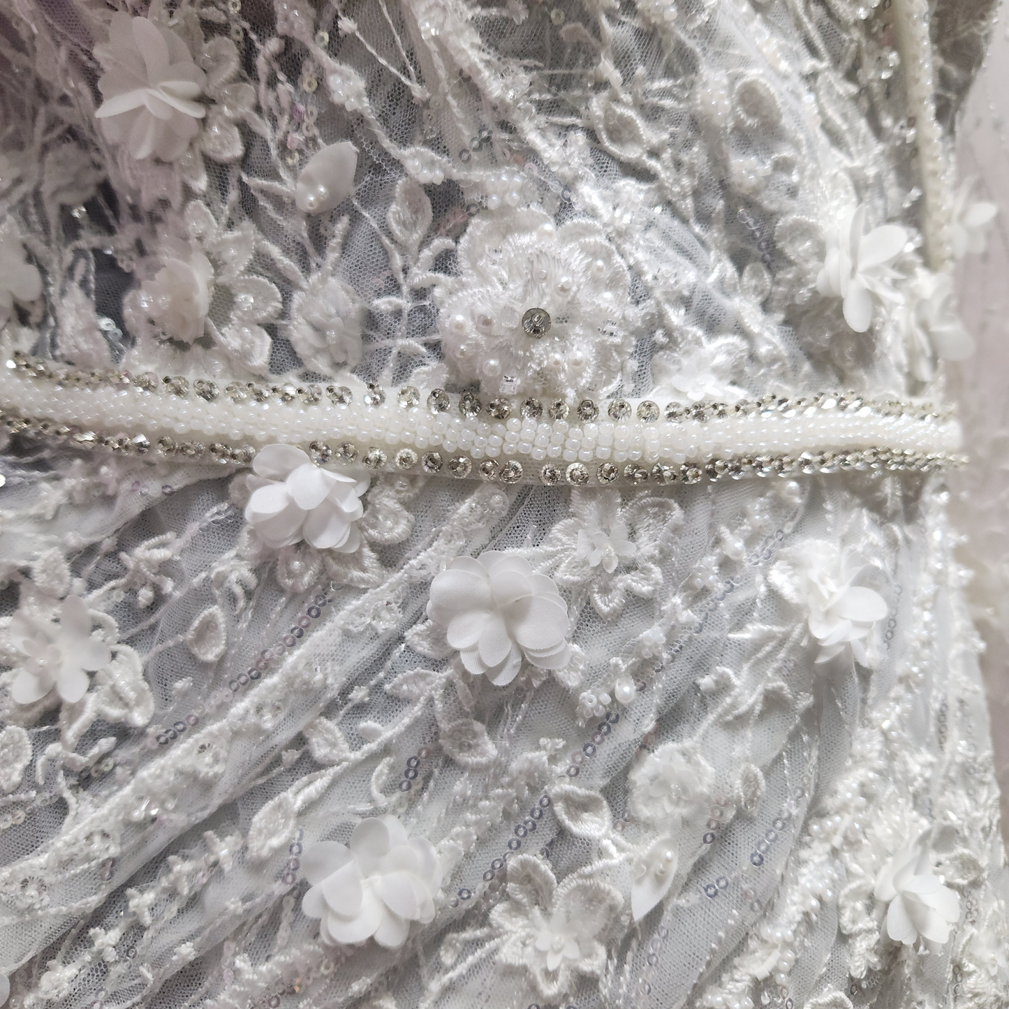 White English Bridal Dress/ Designer: Luce Sposa