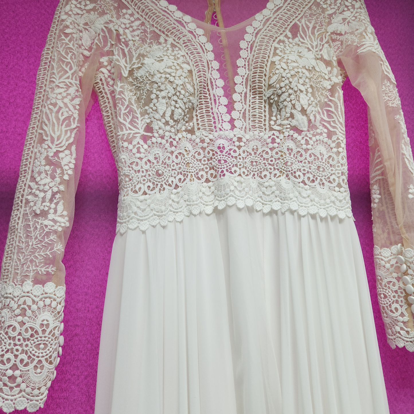 White English Bridal Dress/ Designer: Lenovia