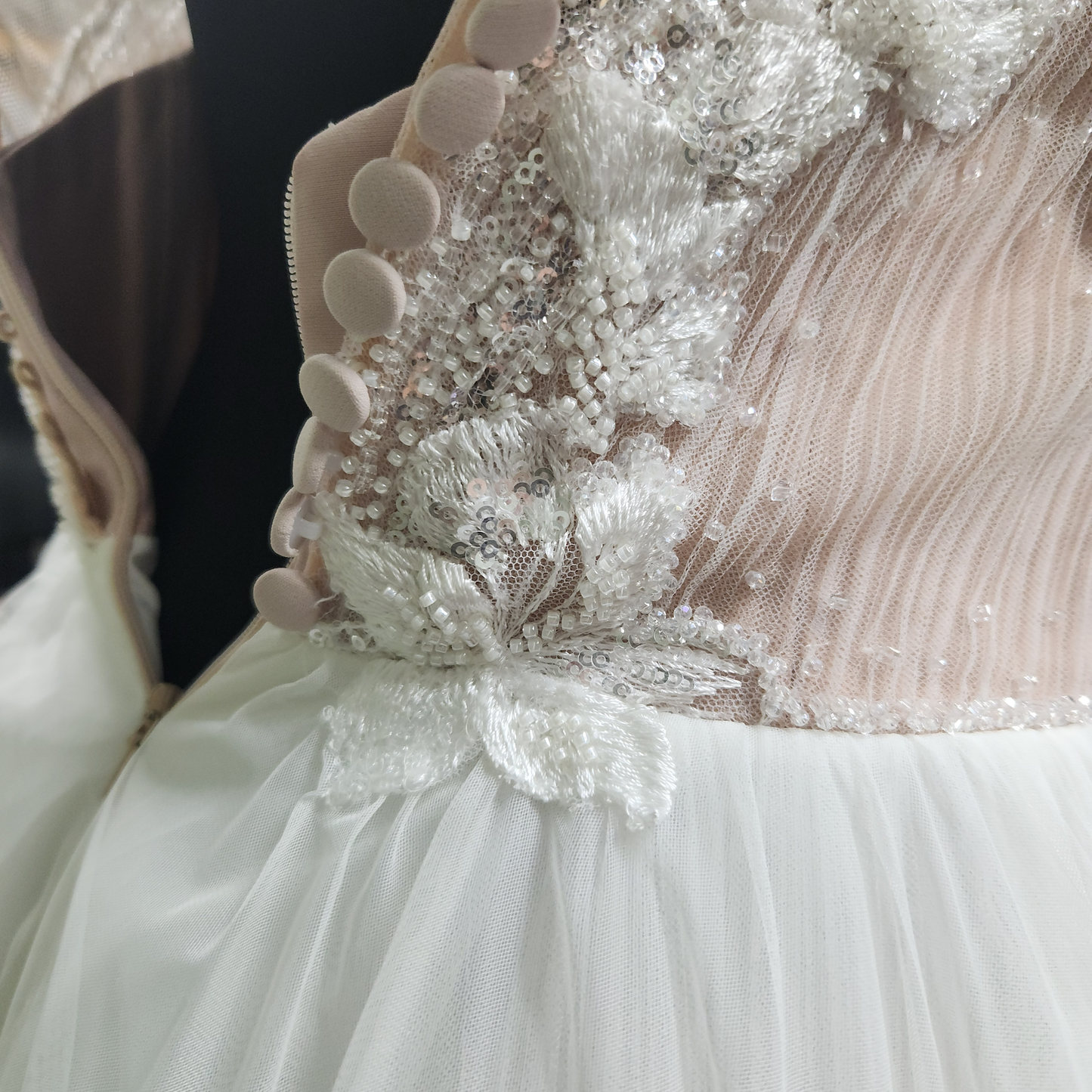 White English Bridal Dress/ Designer: Luce Sposa
