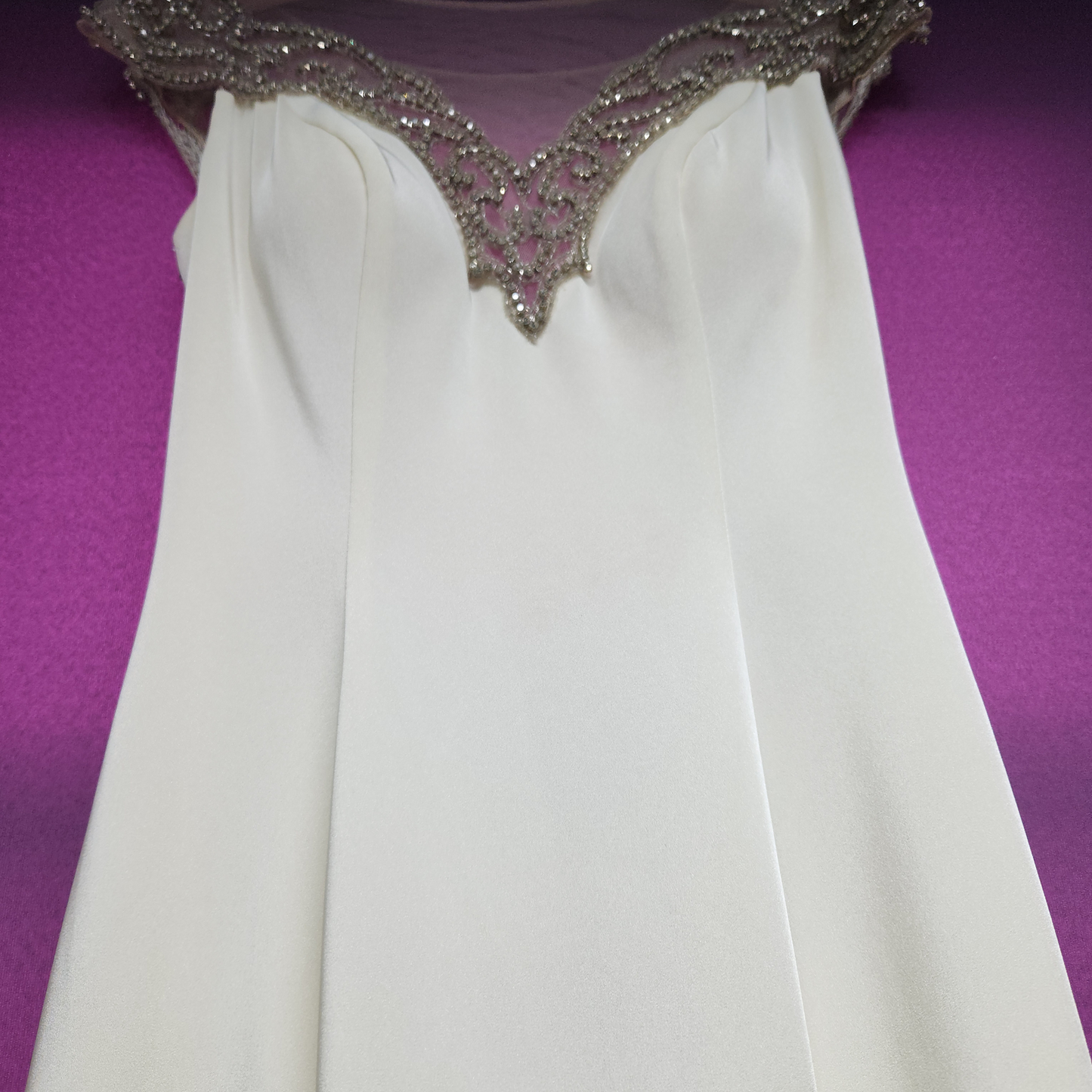 White English Bridal Dress/ Designer: Lenovia