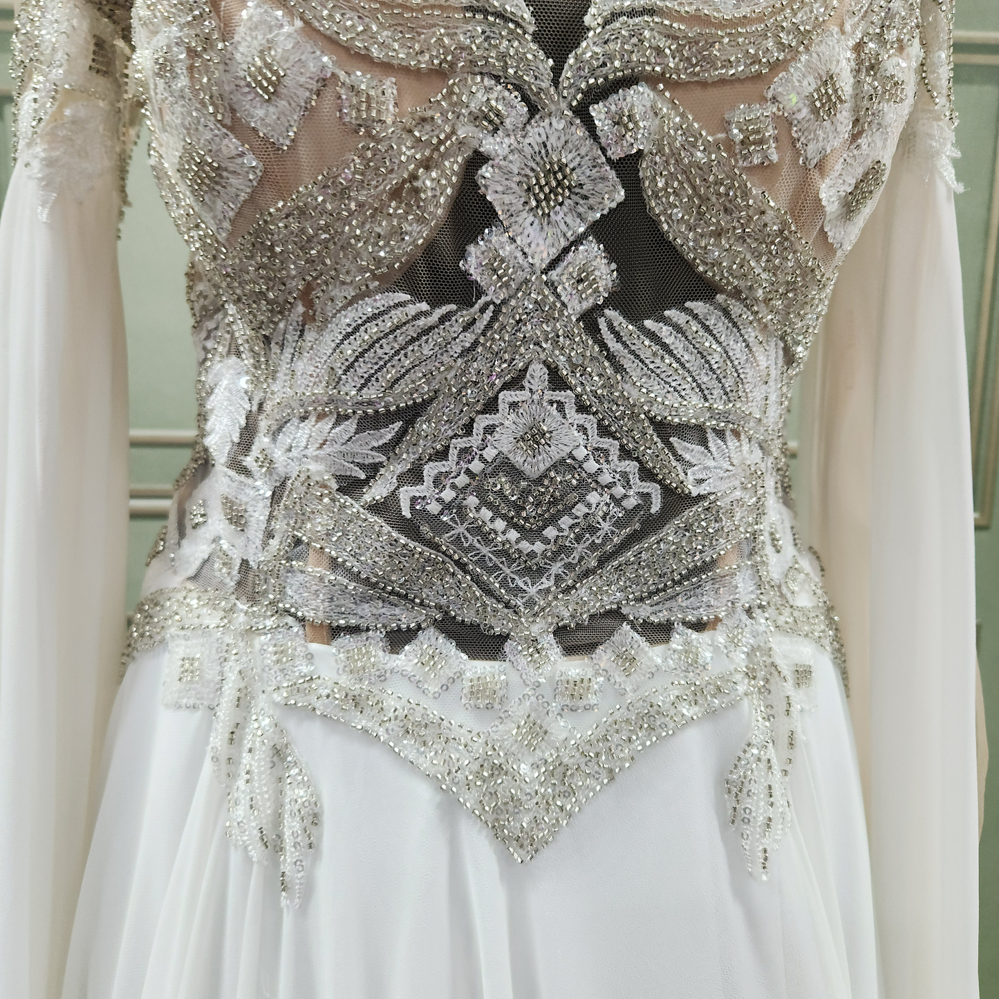 White English Bridal Dress/ Designer: Luce Sposa