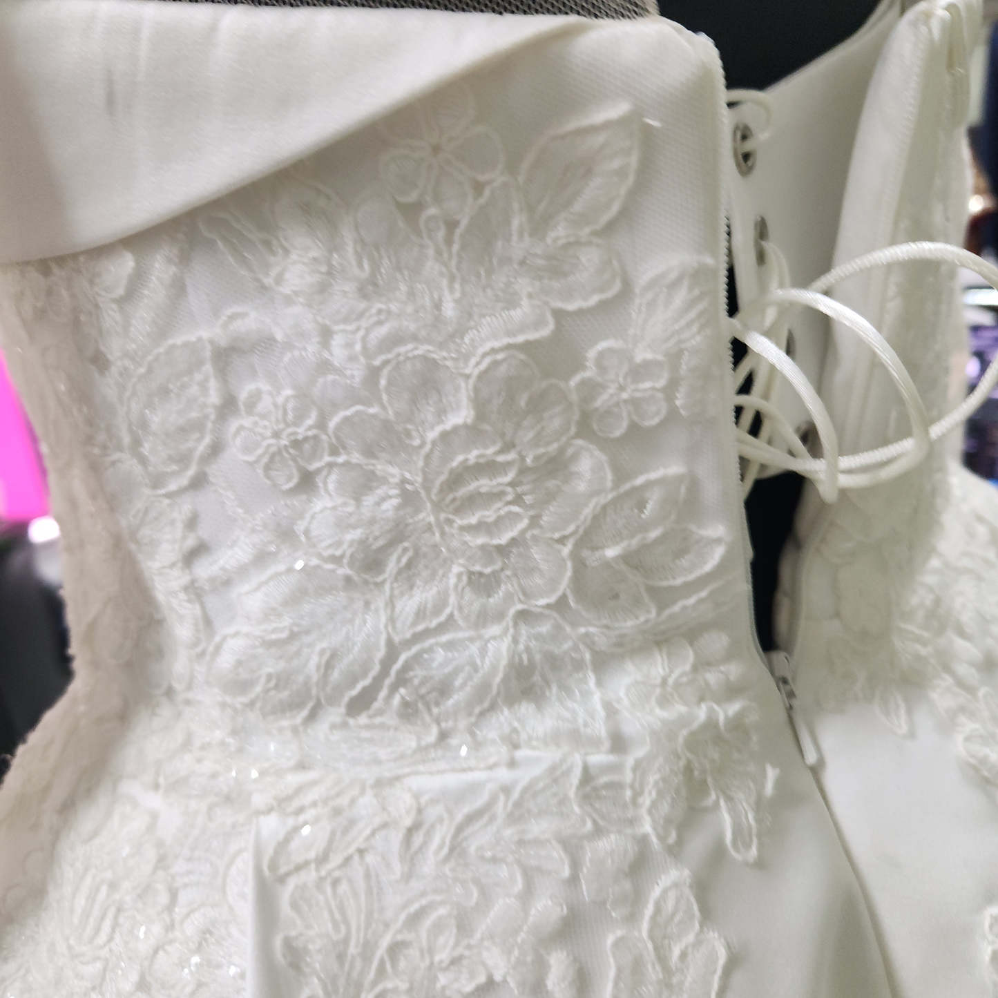 White Bridal Wedding Dress/ Designer: Tina Valerdi