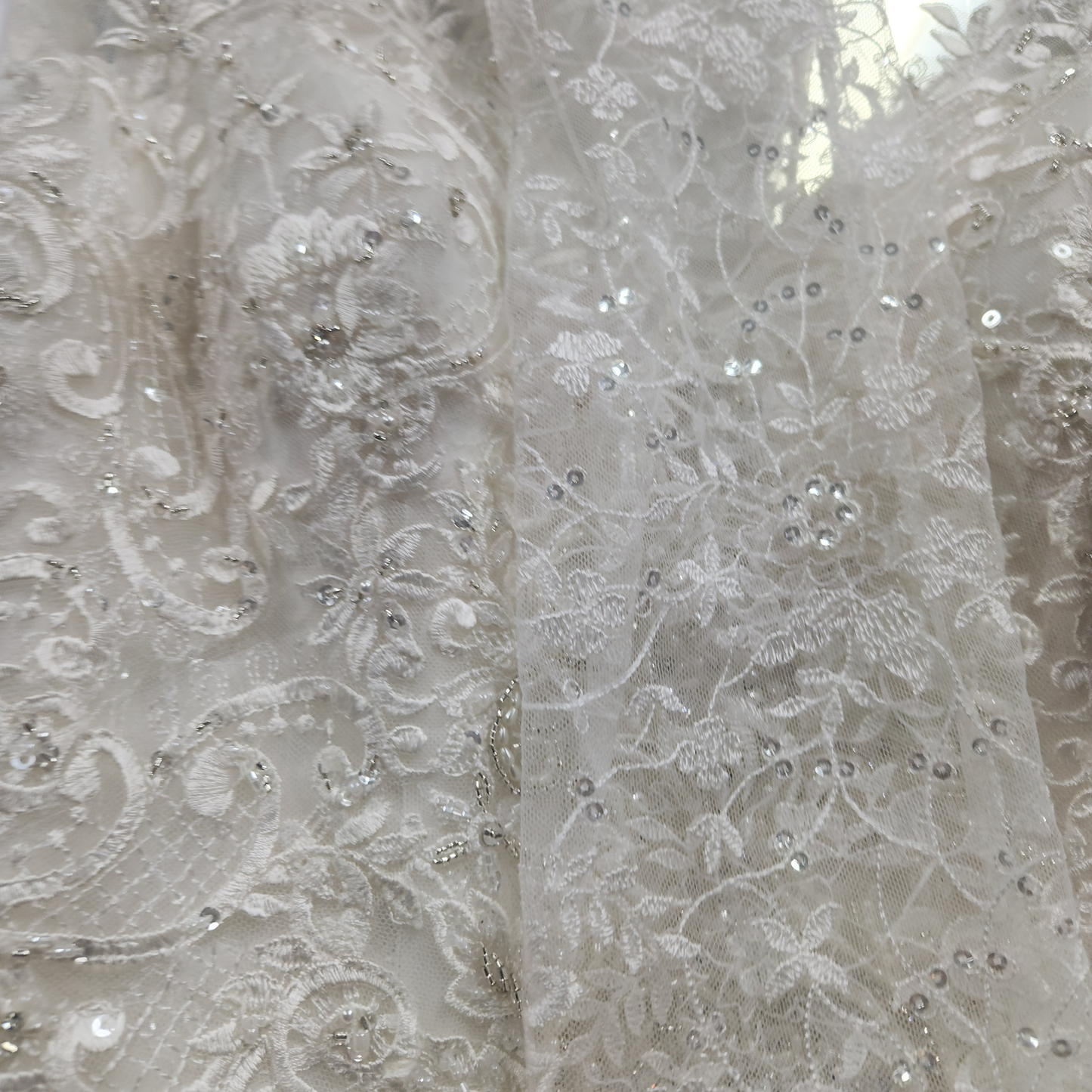 White English Bridal Dress/ Designer: Lenovia