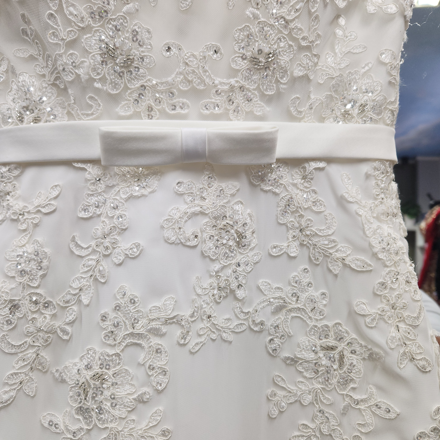 White English Bridal Dress/. Designer: Lenovia