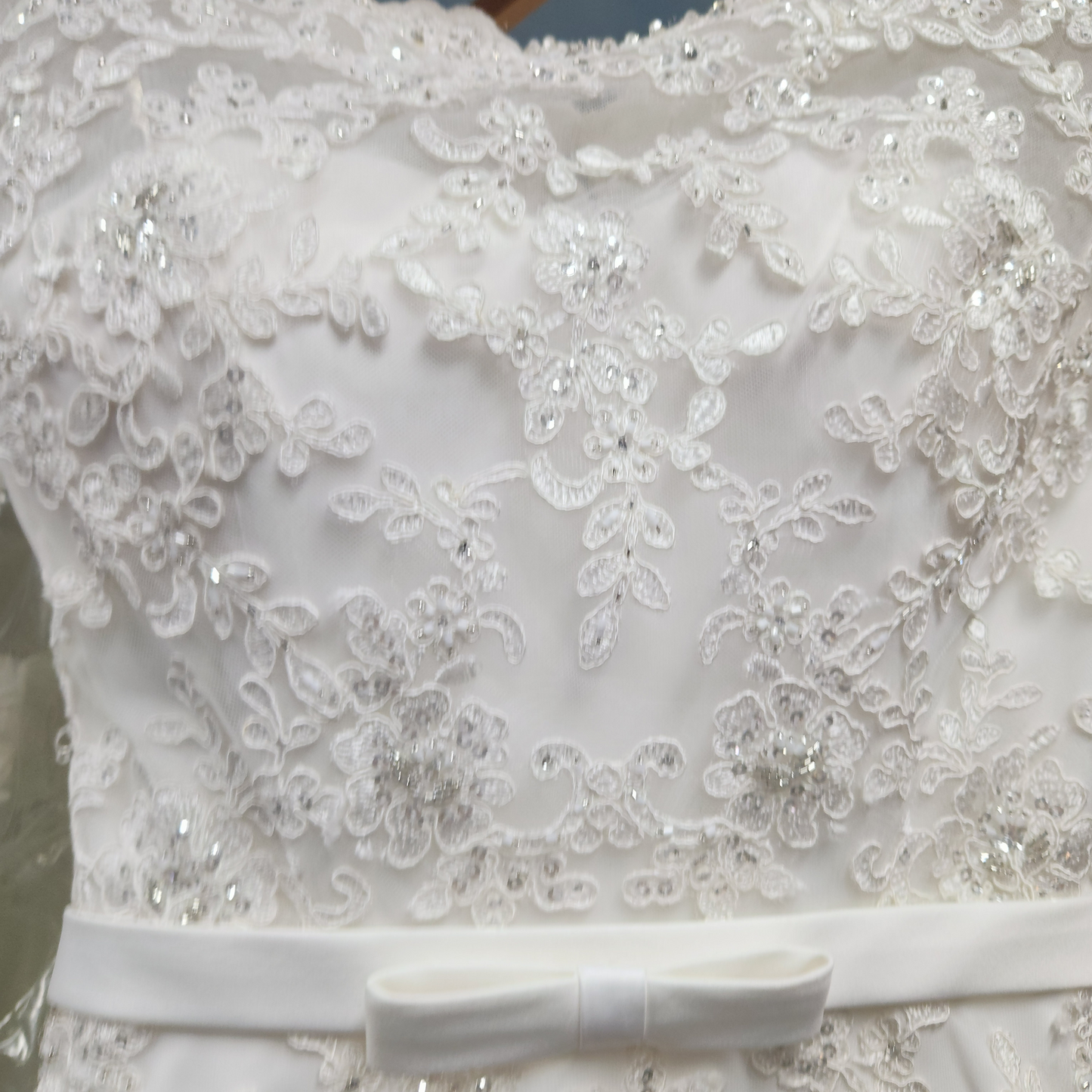 White English Bridal Dress/. Designer: Lenovia