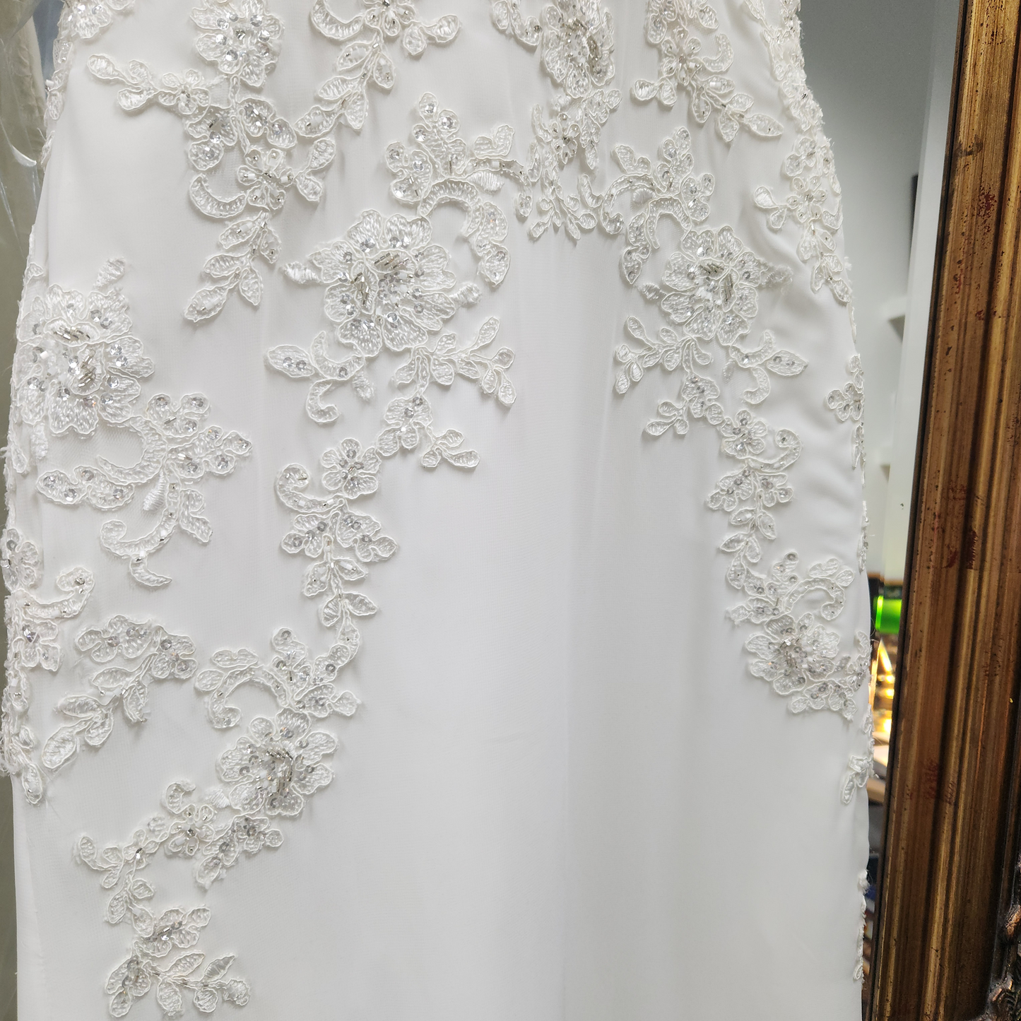 White English Bridal Dress/. Designer: Lenovia