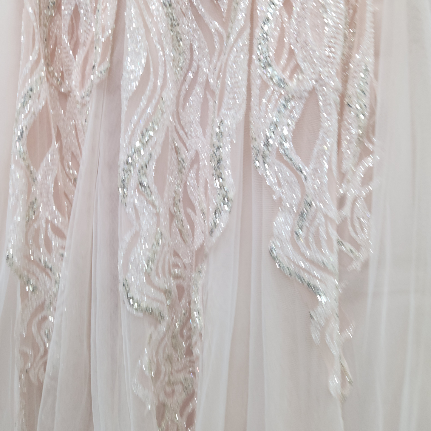Baby Pink Wedding Dress/ Designer: Tina Valerdi