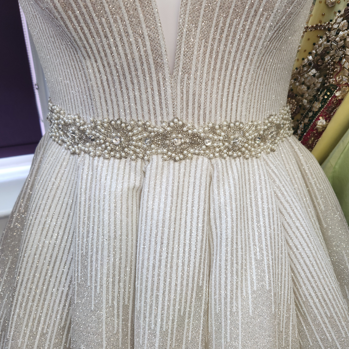 White English Bridal Dress/ Designer: Tina Valerdi