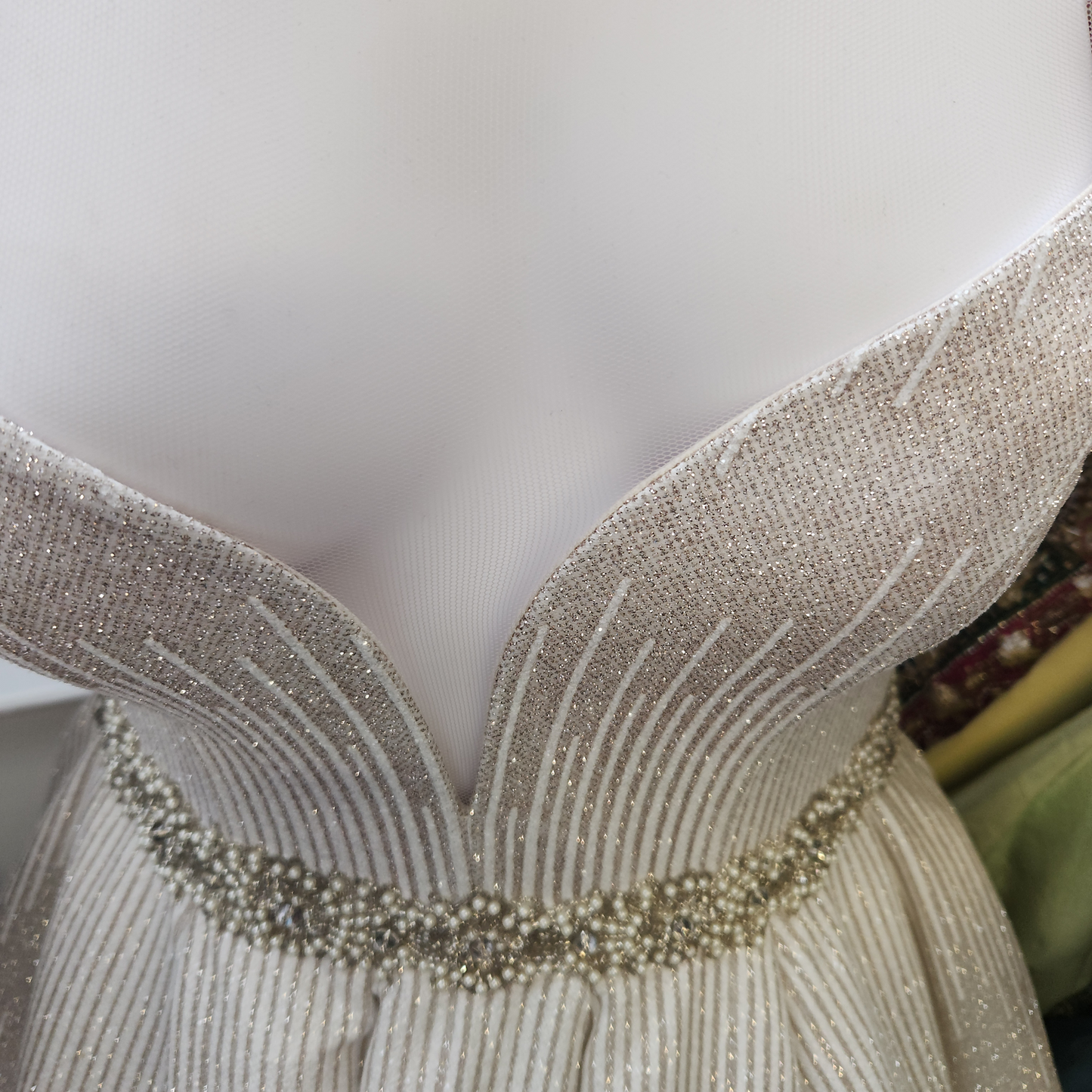 White English Bridal Dress/ Designer: Tina Valerdi