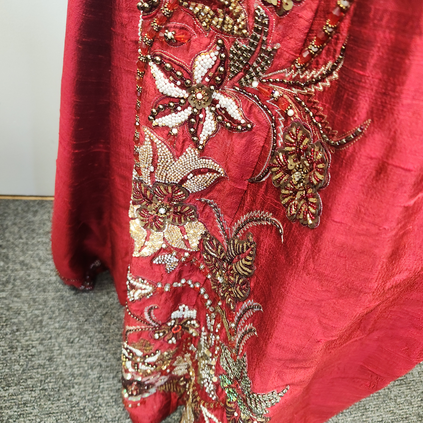 Red & Gold Bridal Wear Dress