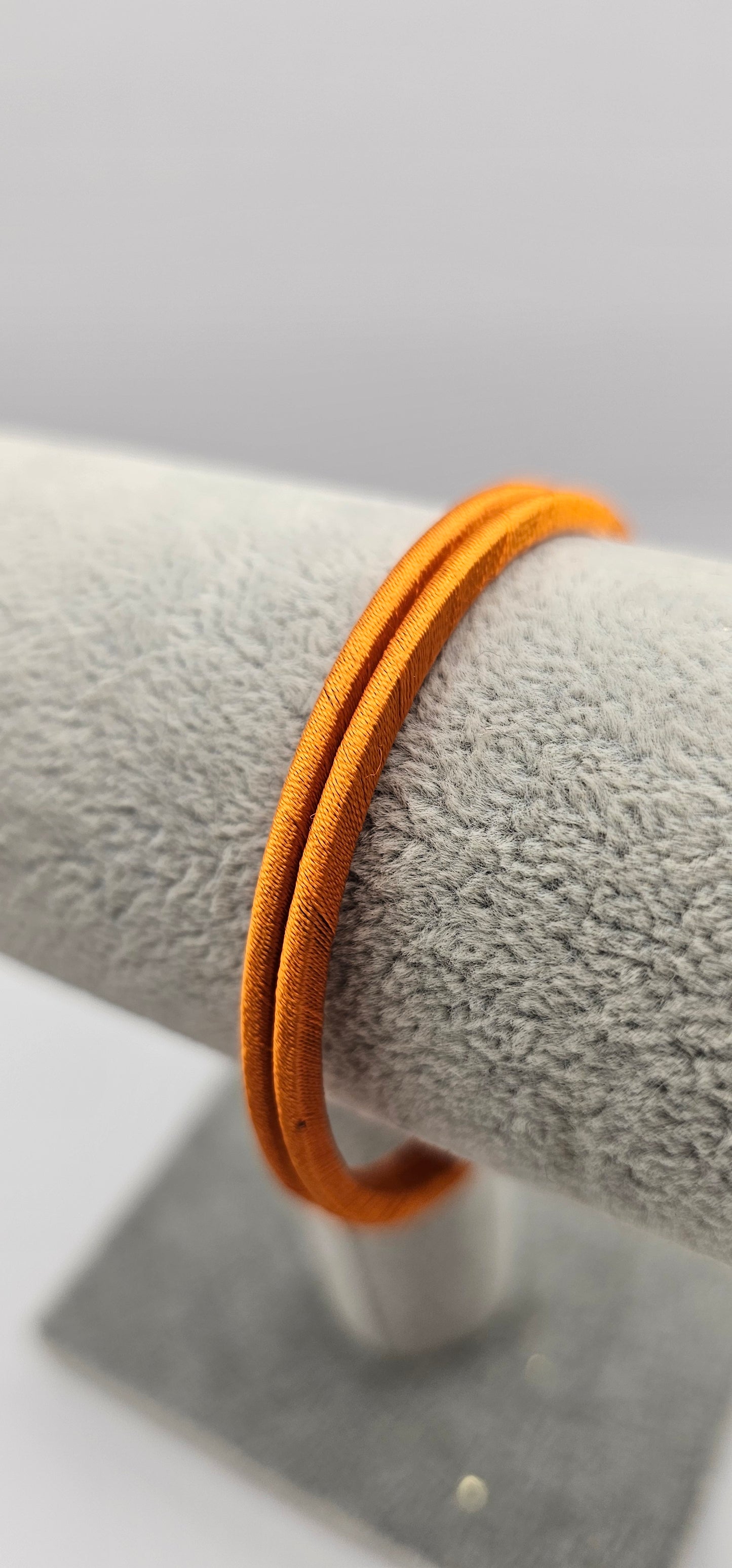Orange Fabric Bangle