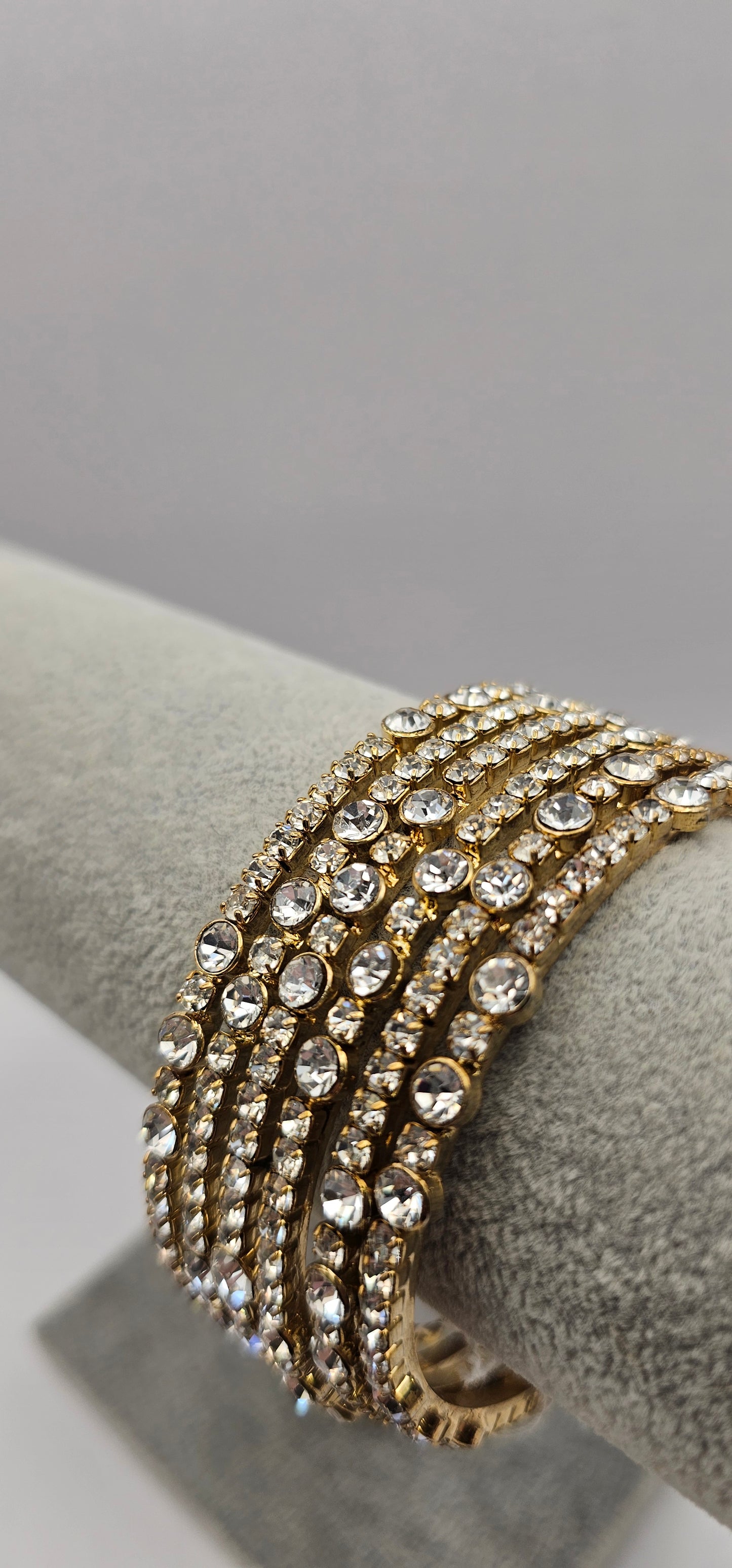 Original Antique Gold Polki Bangles Size 2.8