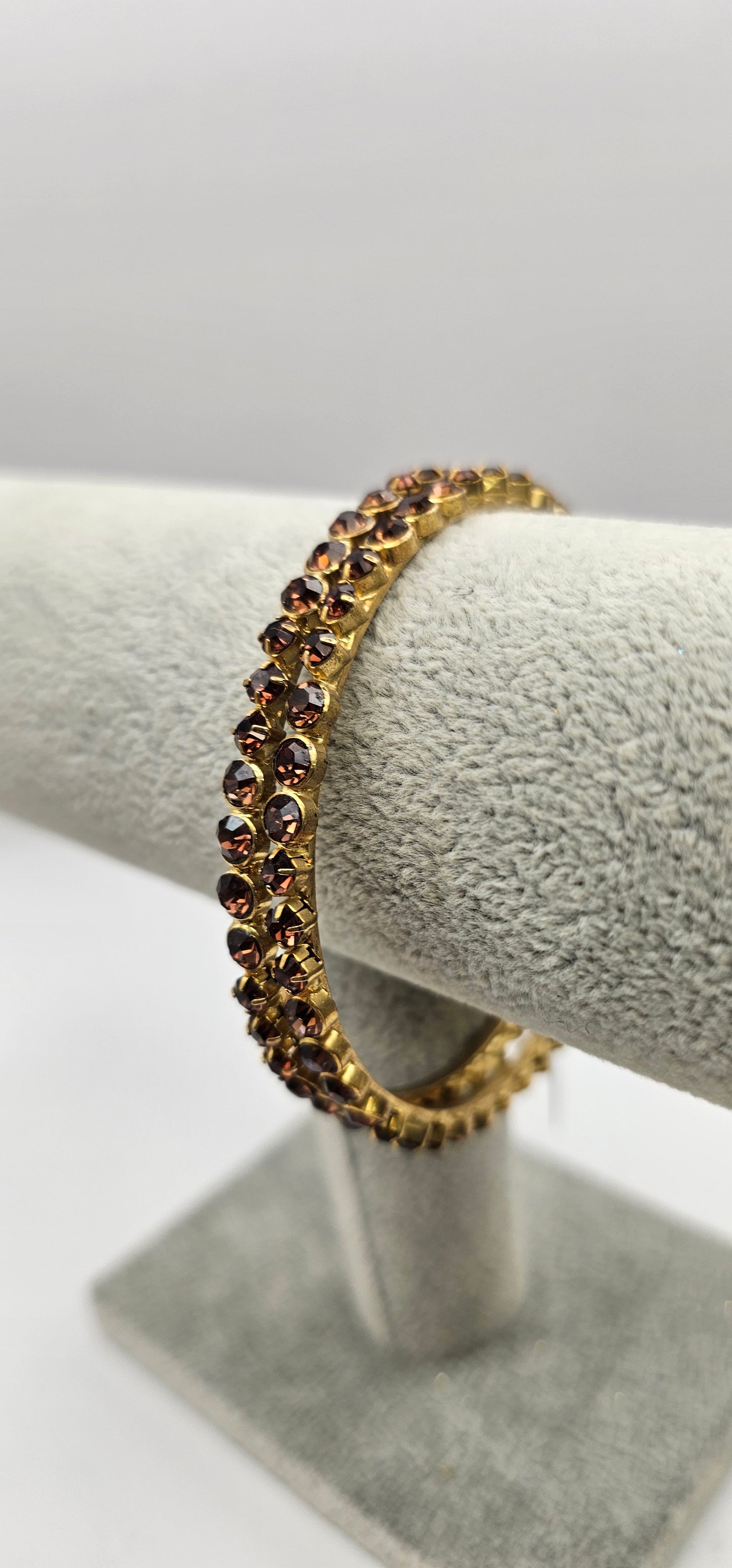 Topaz & Gold Set Bangle