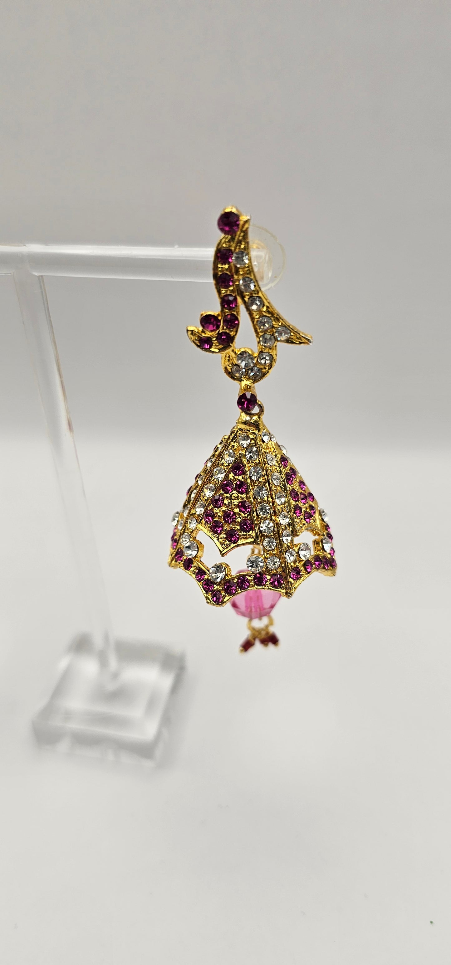 Stunning Micro Gold Plated Traditional Jhumka Earrings - Perfect For All Festival