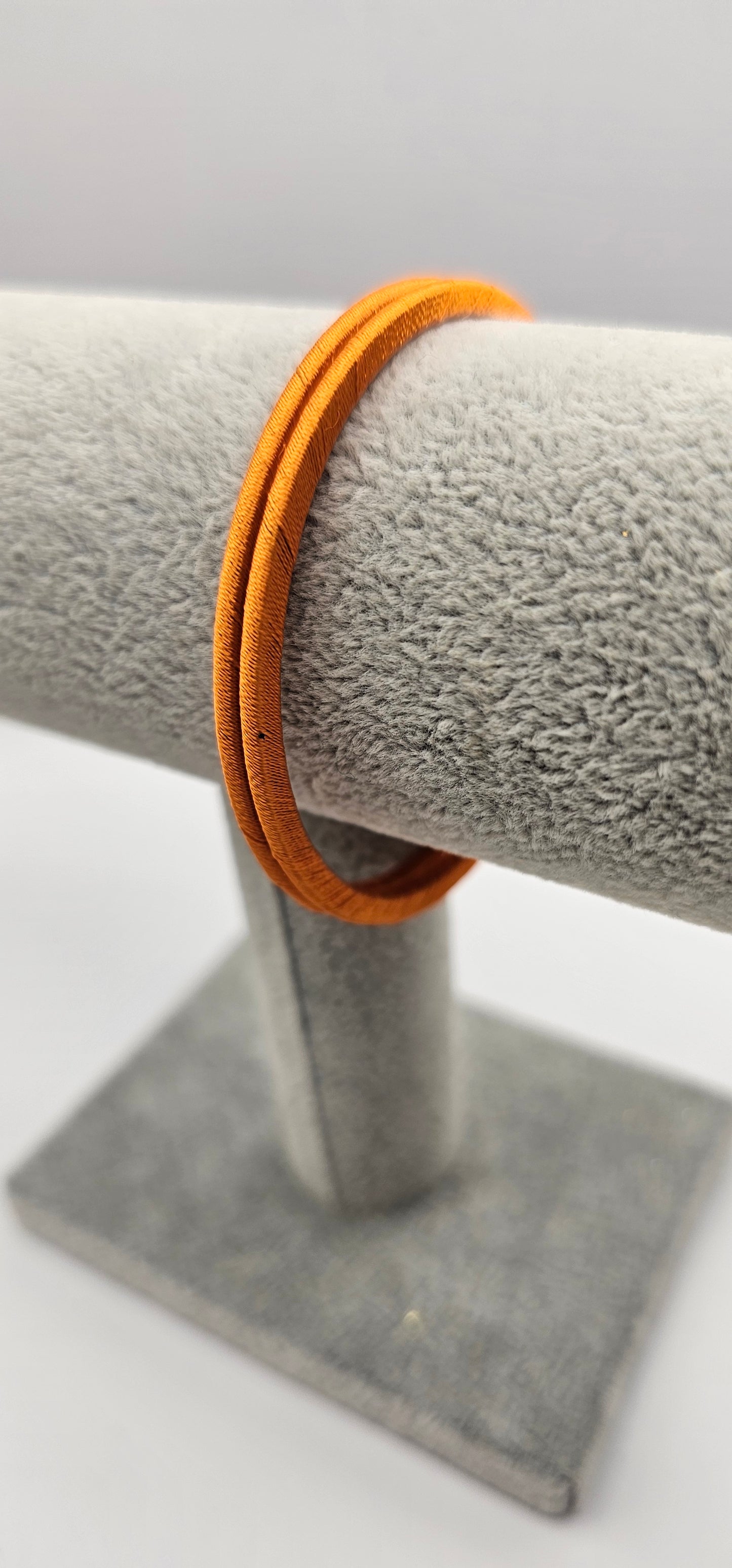 Orange Fabric Bangle