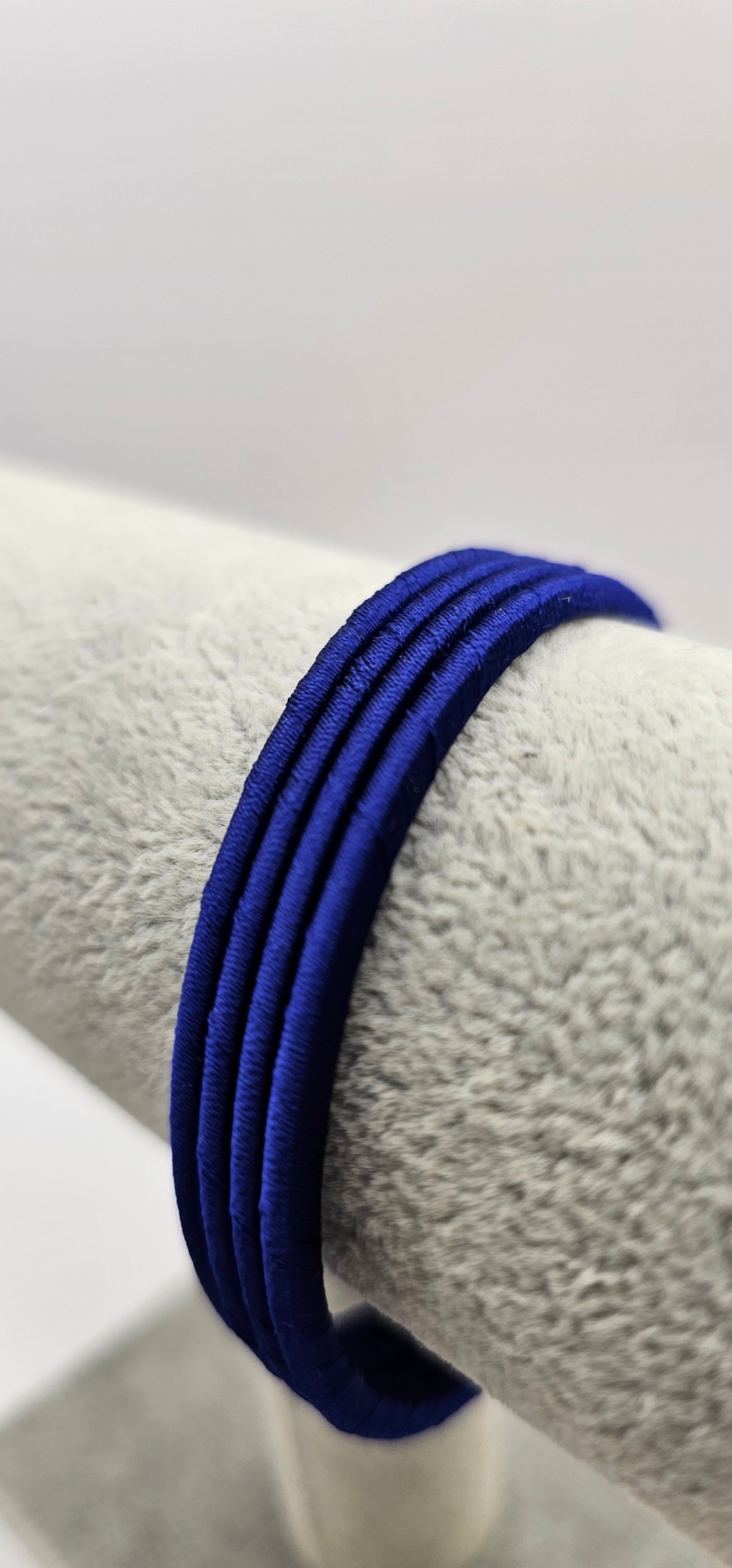 Navy Indian Fabric Bangles Size