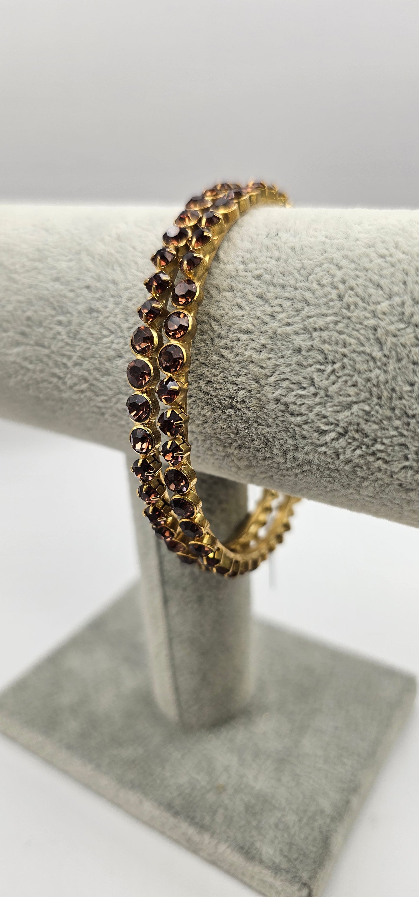 Topaz & Gold Set Bangle
