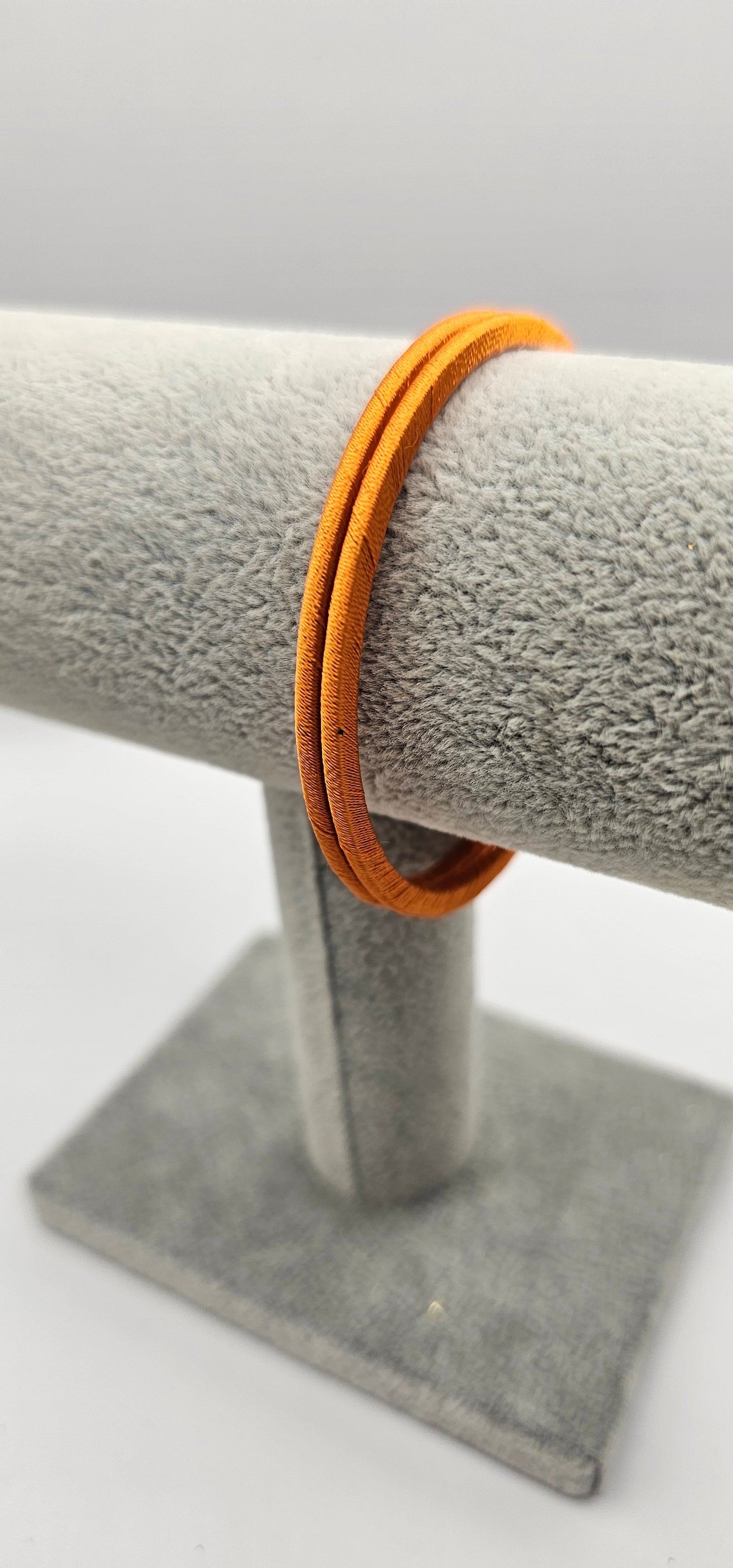 Orange Fabric Bangle