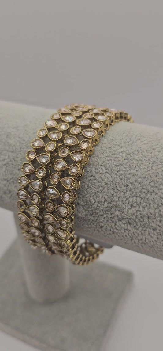 Indian Antique Gold Plated Bangles 2.6
