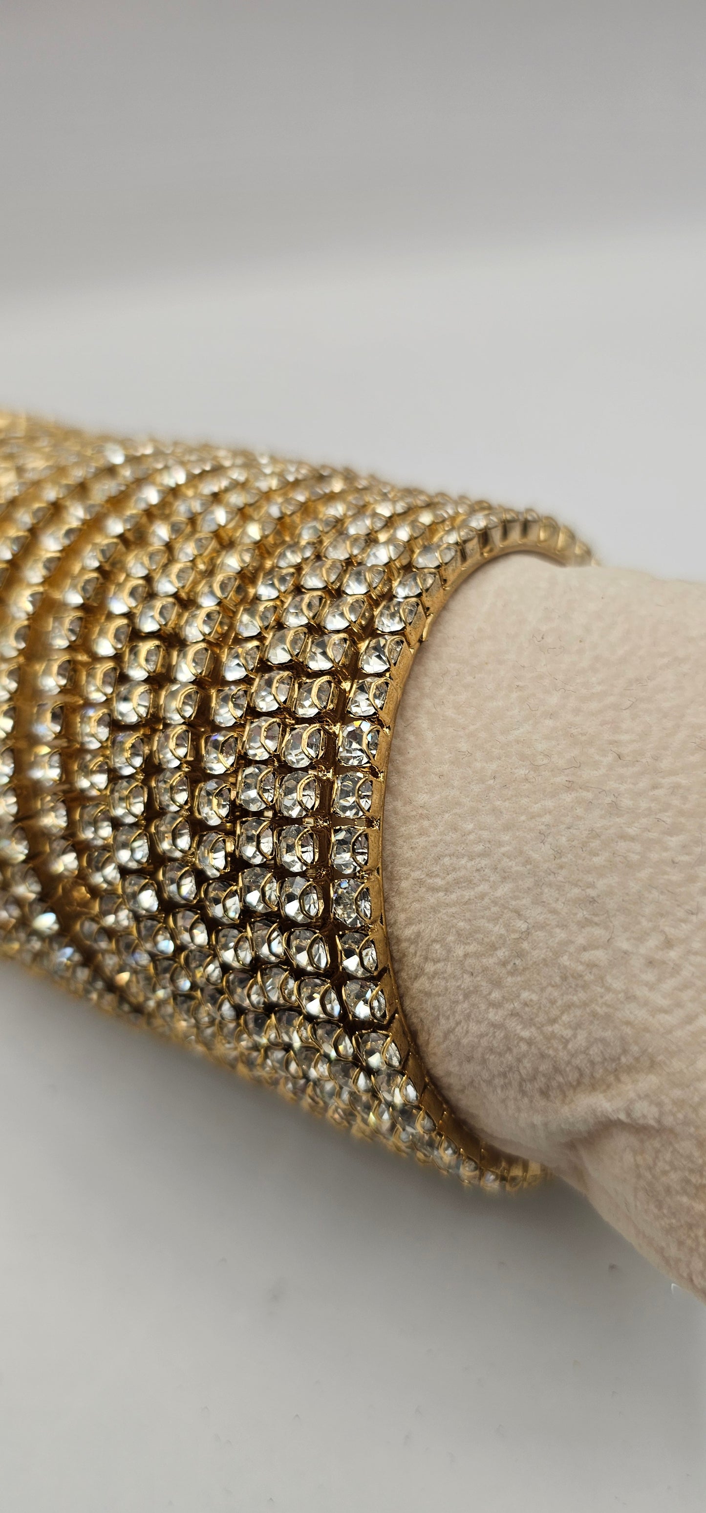 Original Antique Gold Polki Bangles Size 2.8