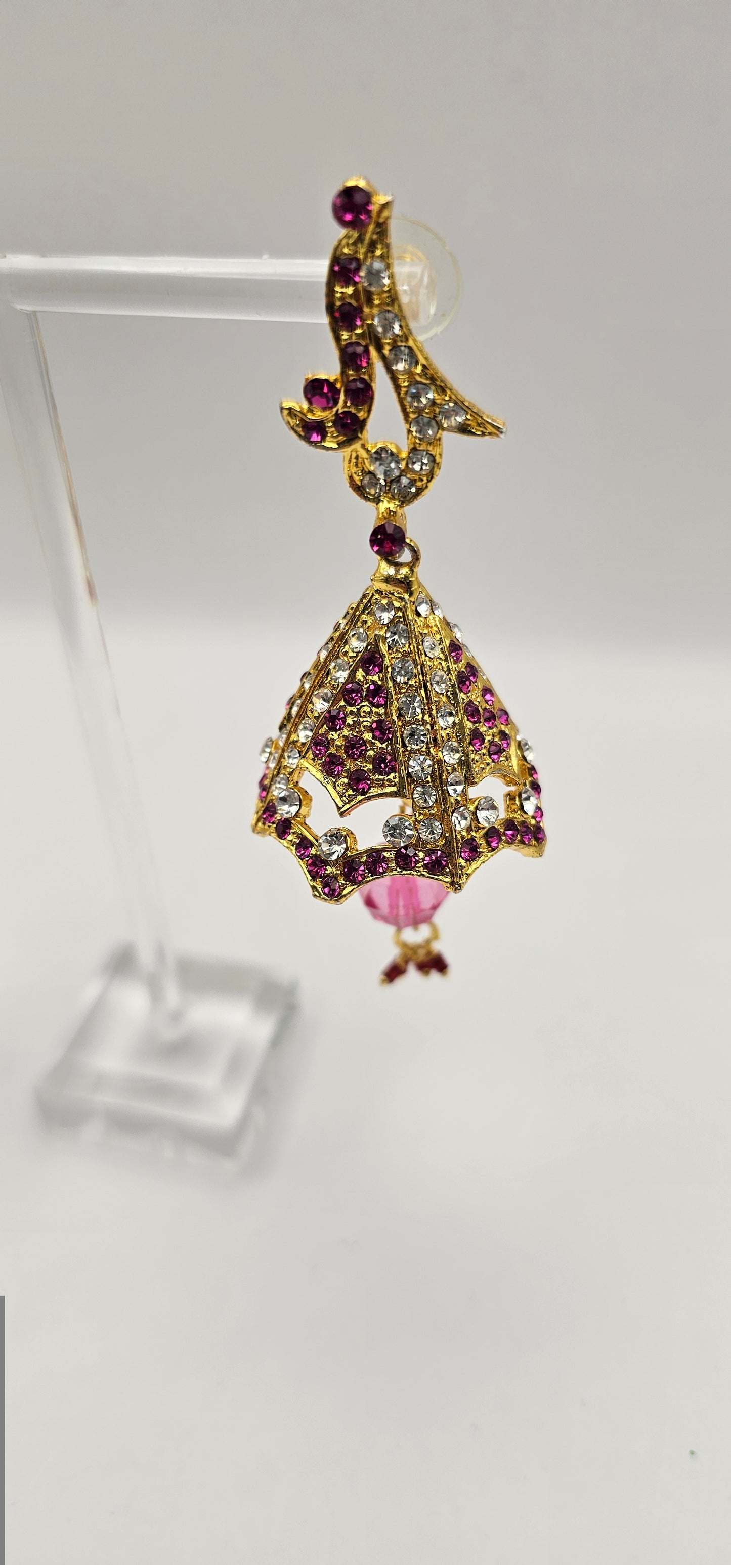 Stunning Micro Gold Plated Traditional Jhumka Earrings - Perfect For All Festival