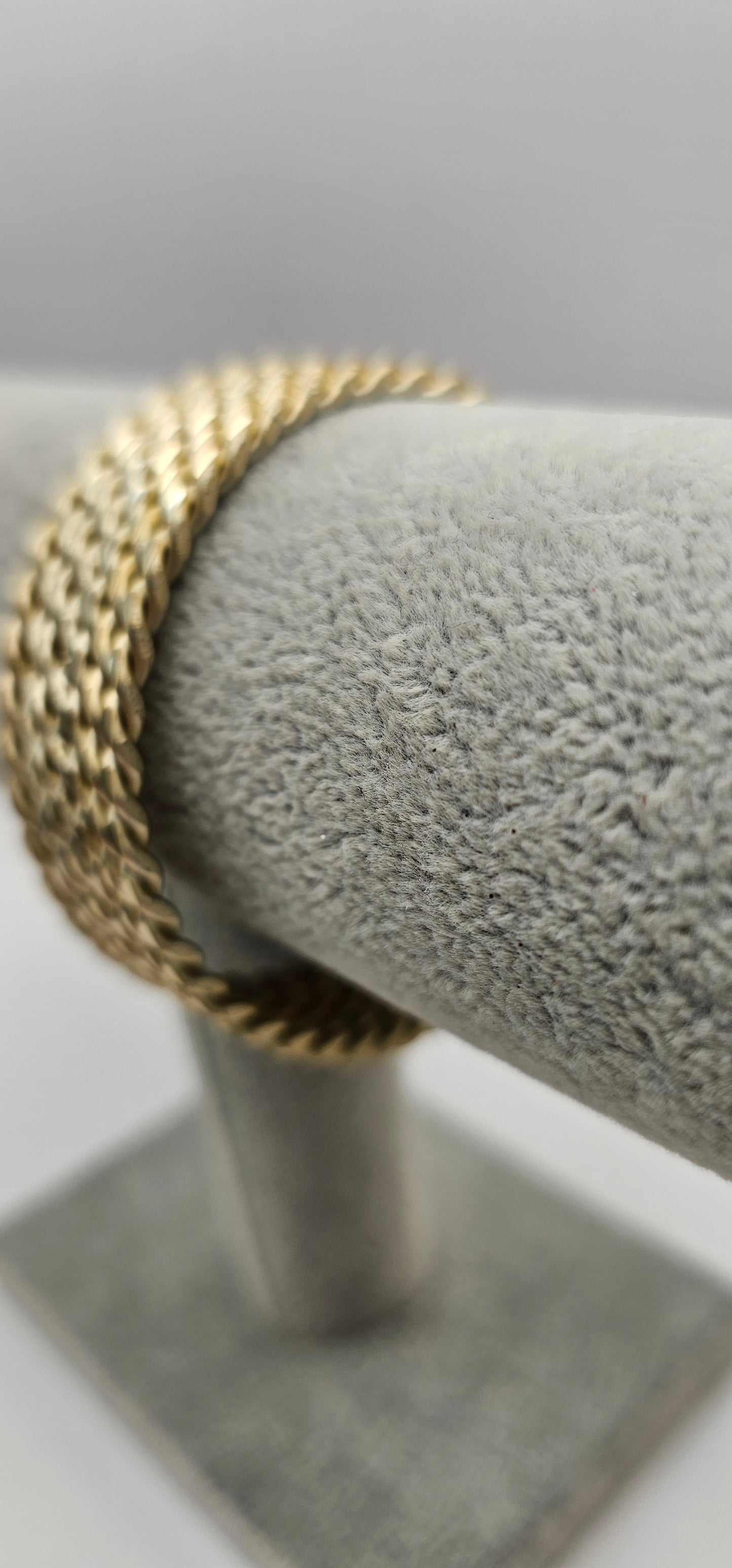 Ivory Gold Twisted Indian Bangles Size 2.10