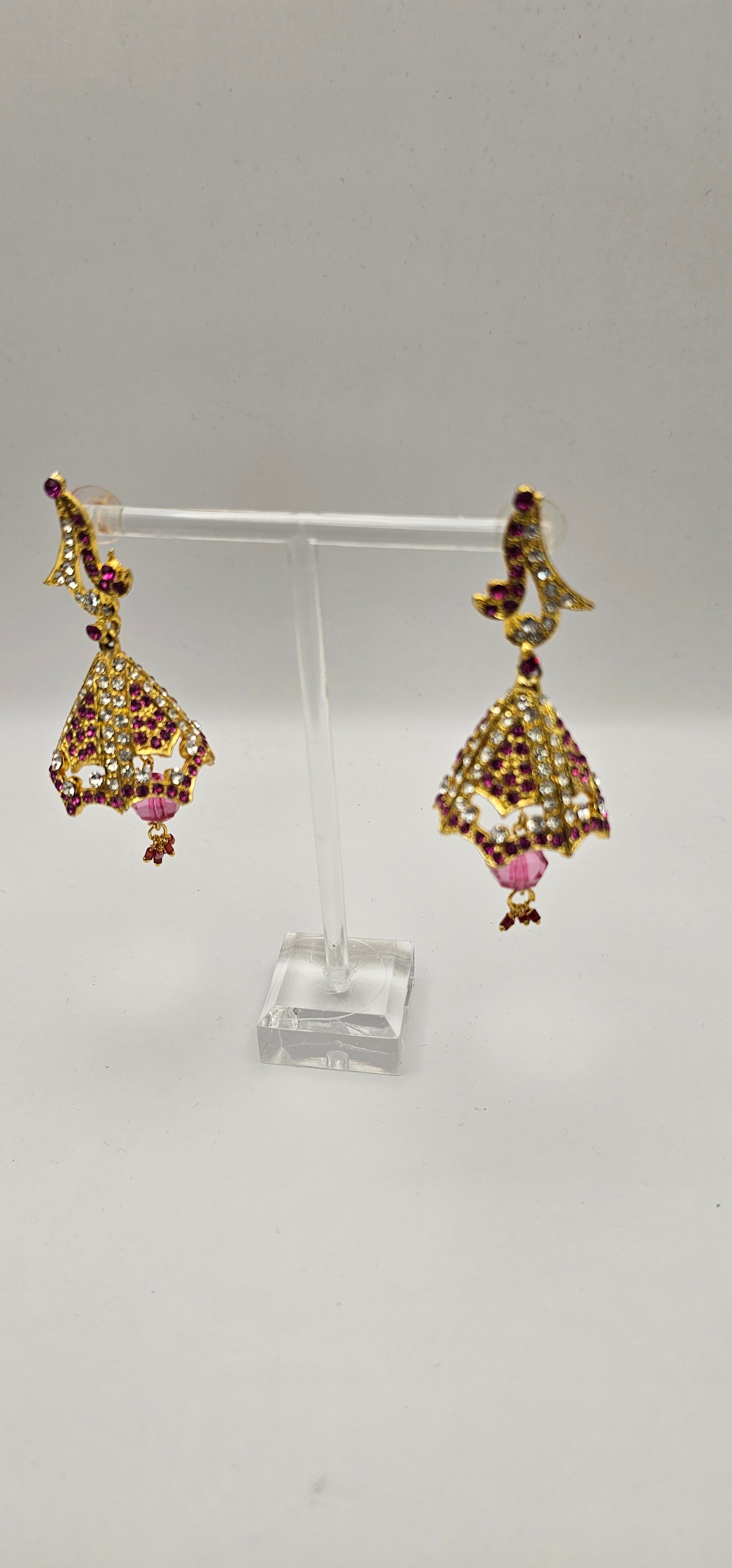 Stunning Micro Gold Plated Traditional Jhumka Earrings - Perfect For All Festival